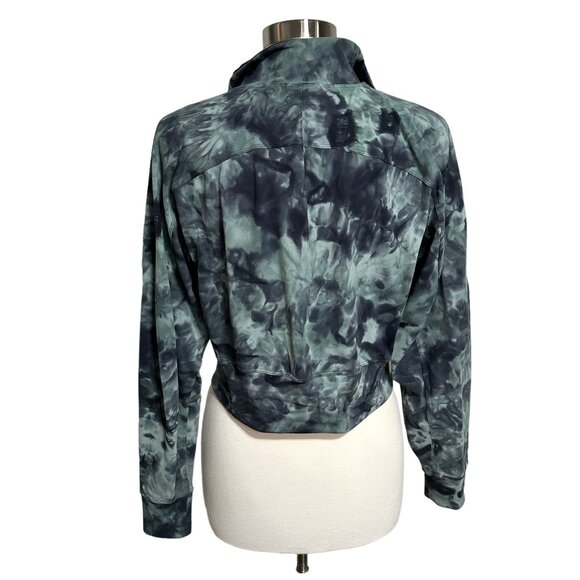 Lululemon 8 Ready to Rulu Diamond Dye Silver Blue Tidewater Half-Zip Pullover - Picture 4 of 10